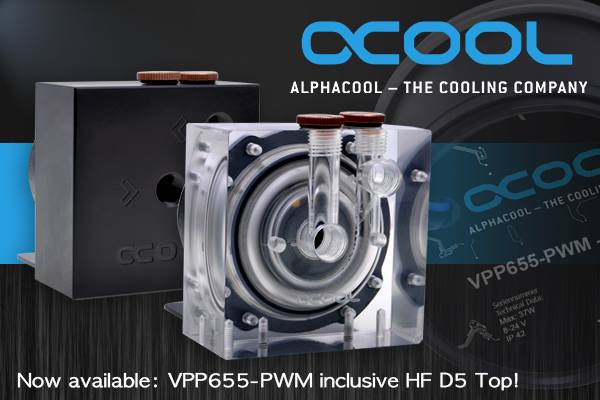 watercooling pompe alphacool vpp655 top