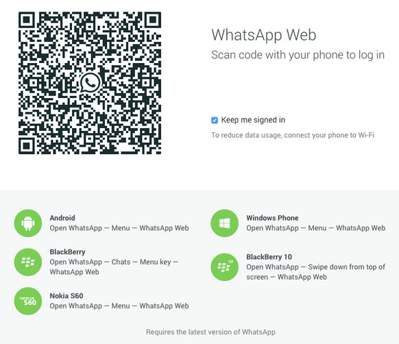 whatsapp debarque navigateur web carte sim