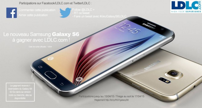 concours ldlc gagner galaxy s6