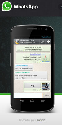 whatsapp permet maintenant passer appels sous android