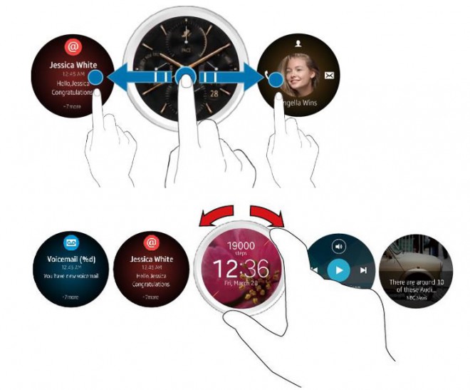samsung smartwatch orbis couronne rotative naviguer