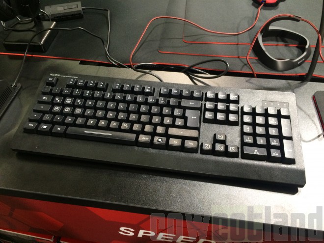 gamescom 2015 speedlink velator clavier mecanique silencieux apacher