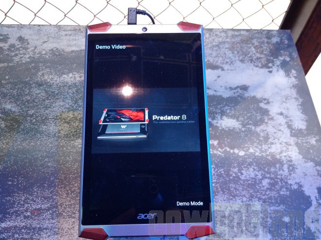 ifa 2015 acer presente tablette gaming predator 8