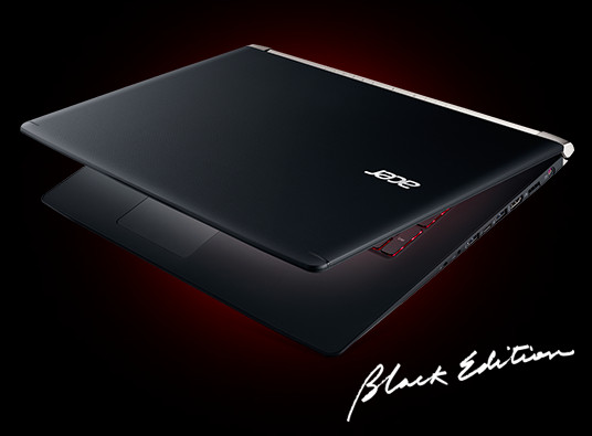 test pc portable gamer acer v nitro black edition retour intel skylake ddr4