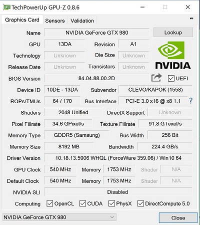 cowcotland premiers benchmark pc portable gamer u726 gpu nvidia gtx 980 desktop