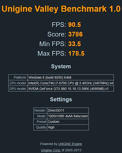 cowcotland premiers benchmark pc portable gamer u726 gpu nvidia gtx 980 desktop