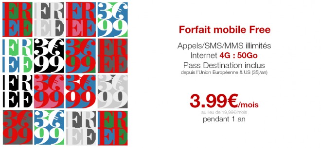 free brade forfait mobile 3 99 vente-privee