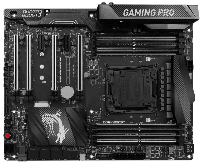 msi annonce x99a gaming pro carbon