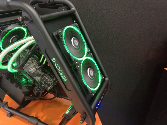 computex 2016 serie stream id-cooling boitier tubulaire watercooling