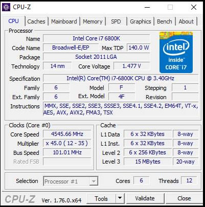 cowcotland preview oc intel core i7-6800k