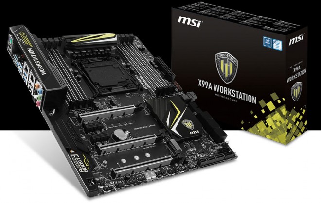 msi annonce carte mere x99a workstation