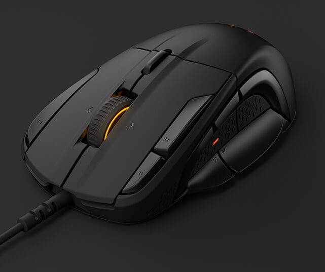 steelseries souris gaming mmo moba rival