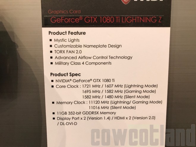 computex-2017 gtx-1080-ti lightning-z msi maj
