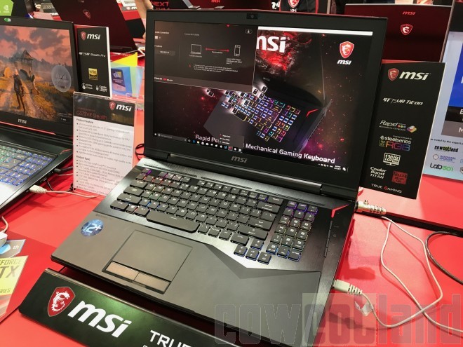 computex-2017 puissant pc-portable gt75vr-titan-sli msi nvidia intel
