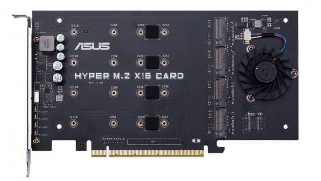 ASUS Hyper M.2 SSD 16x