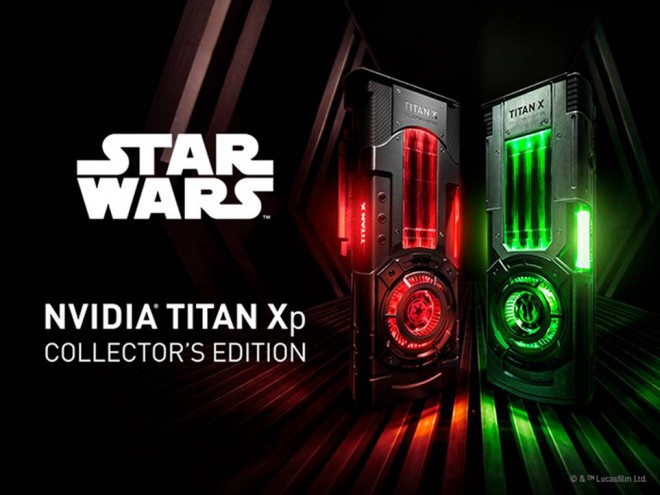[MAJ] Des ditions collector Star Wars pour les Titan Xp de Nvidia, may the force be with you.