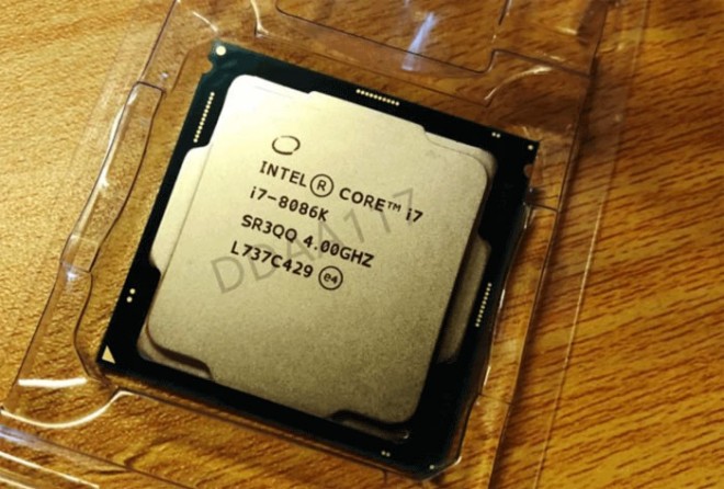 nouveau processeur Intel Corei7 8086K