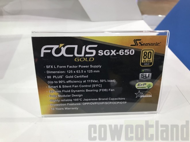 computex2018 seasonic focus SGX-650