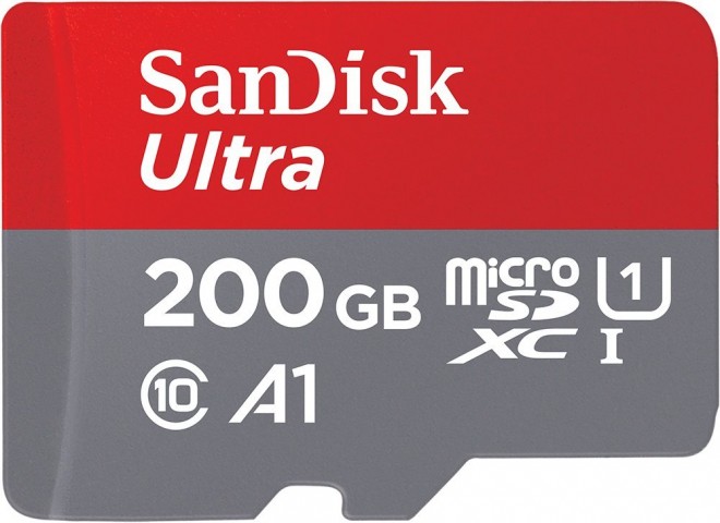 microSD sansdisk 200-go 39-euros