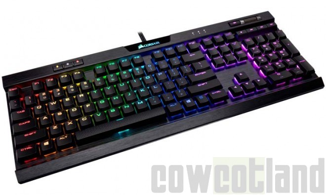 Test clavier-gaming clavier-mcanique Corsair K70-RGB-MK2 Low Profile