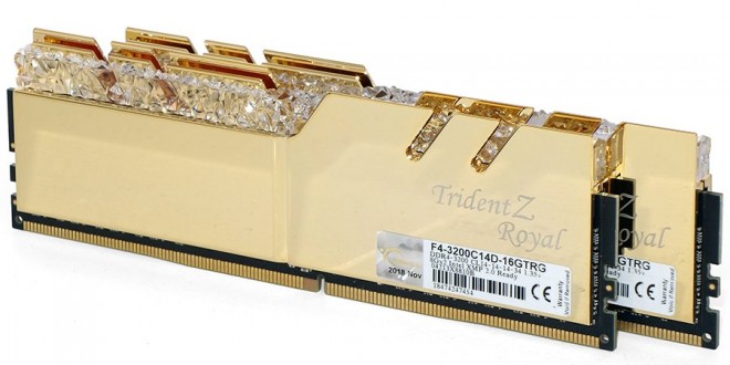 test mmoire ddr4 gskill trident royal