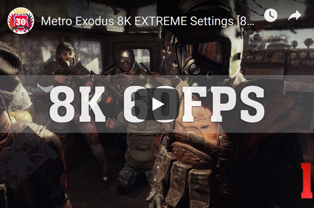 Metro-Exodus 8K-Extreme-60fps SLI Titan RTX