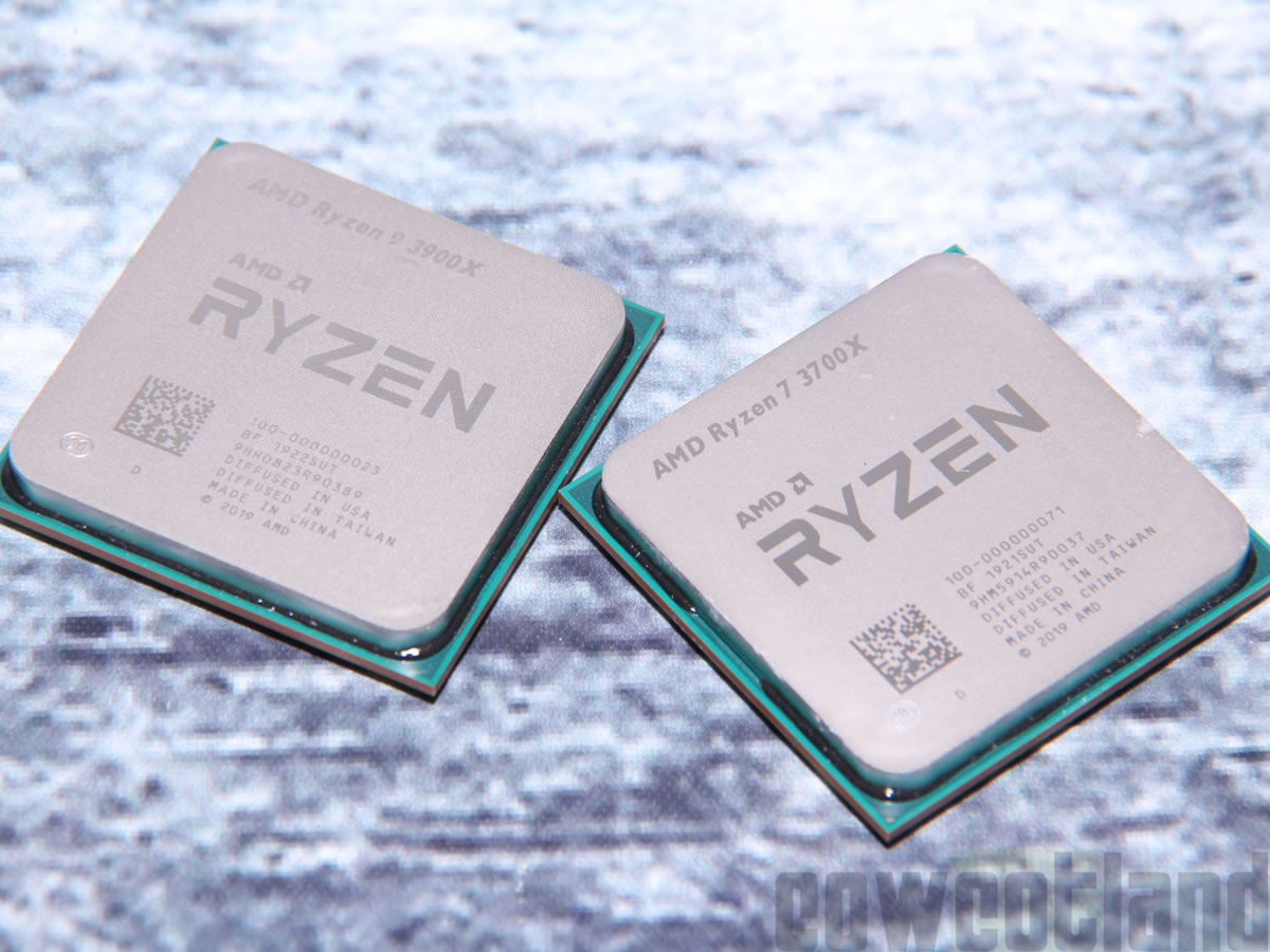 test-cpu test-processeur AMD RYZEN-7-3700X RYZEN-9-3900X
