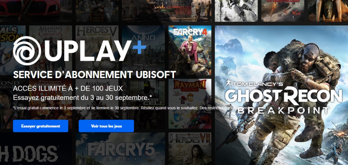 ouverture plateforme Uplay