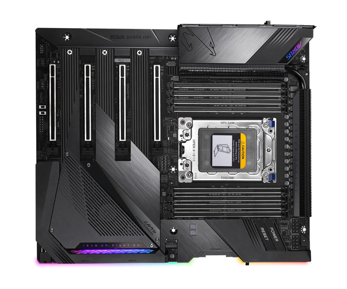 gamme GIGABYTE AMD TRX40 prix-400-a-900-dollars -amd-ryzen-threaripper-3000