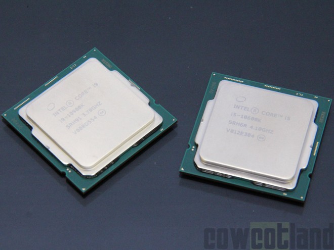 test cpu processeur intel Core-i5-10600K Core-i9-10900K