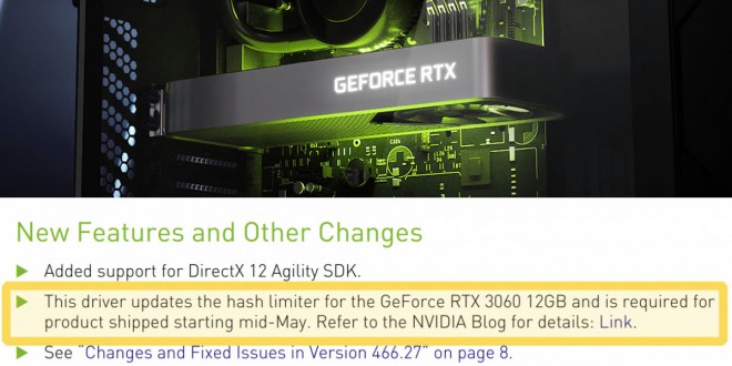 retour hash rate limiter nvidia RTX-3060