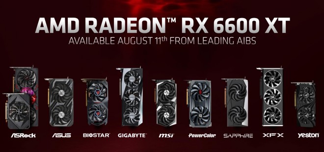 AMD carte graphique RDNA2 RADEON RX6600XT 379-dollars