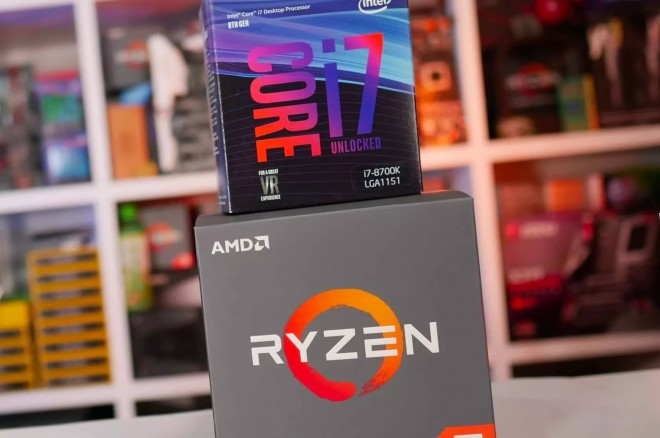 match CPU intel core-i7-8700K AMD ryzen-7-2700X 30-jeux