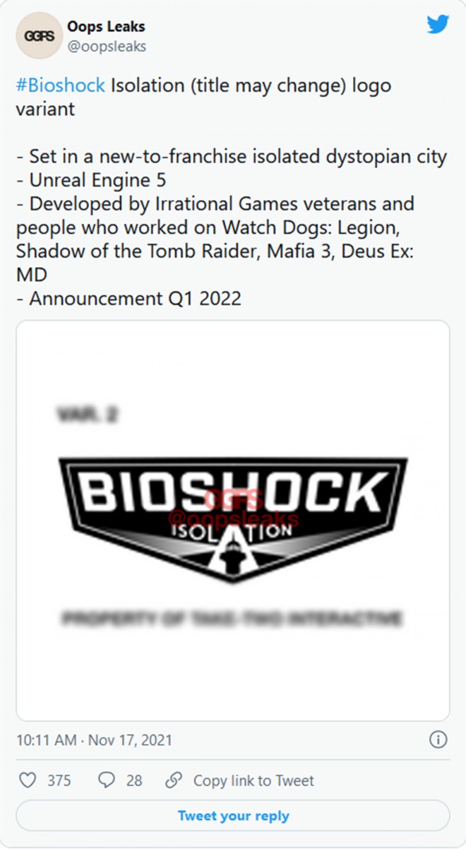 jeuvideo bioshock
