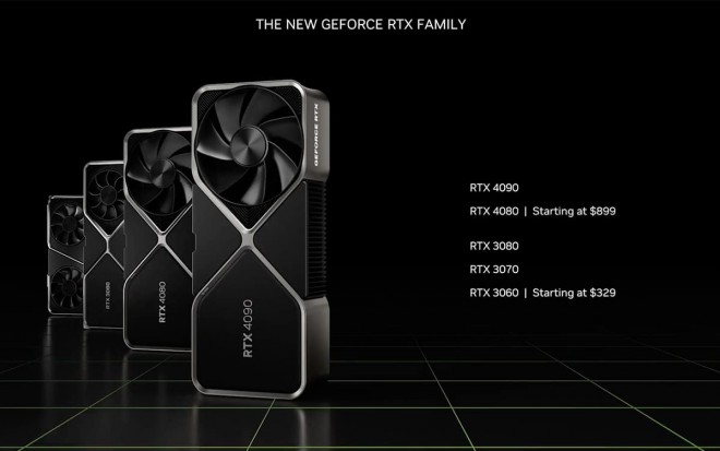 NVIDIA GeForce RTX 4080 4090 points complets