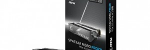 MSI annonce son SSD SPATIUM M580 FROZR  14.6 Go/s...