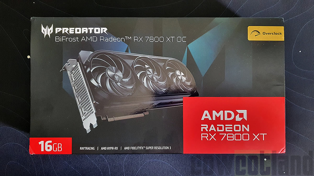 Image 66963, galerie Predator BiFrost Radeon RX 7800 XT : Acer passe en AMD 