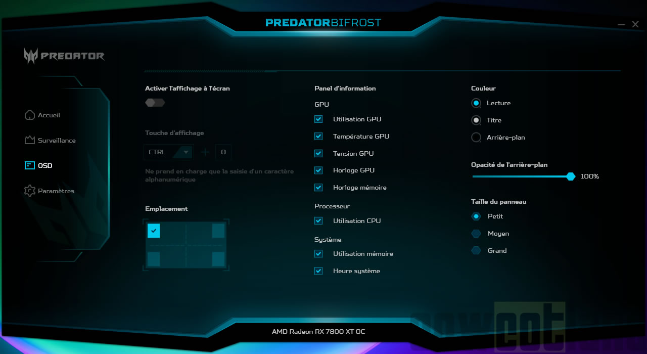 Image 66980, galerie Predator BiFrost Radeon RX 7800 XT : Acer passe en AMD 