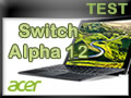 Ordinateur portable 2 en 1 Acer Switch Alpha 12