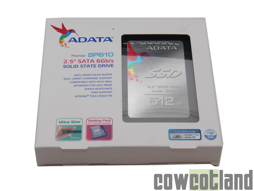 Image 23836, galerie Test SSD ADATA SP610 512 Go