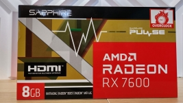 Cliquez pour agrandir Test SAPPHIRE Pulse Radeon RX 7600 Gaming OC : place aux customs !