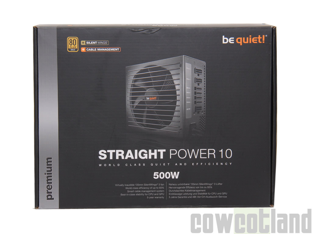 Image 25445, galerie Test alimentation be quiet! Straight Power 10 500 watts