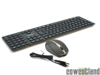Cliquez pour agrandir Test clavier / souris CHERRY DW9000 SLIM