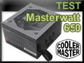 Test alimentation Cooler Master Masterwatt 650 