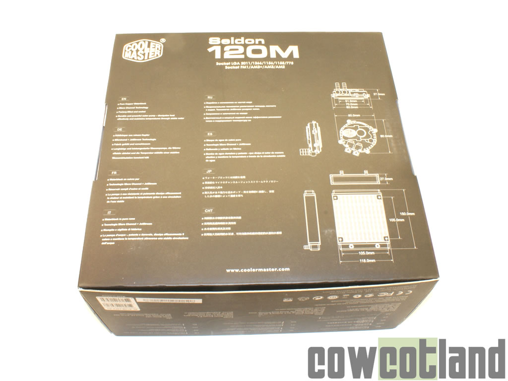 Image 18765, galerie Watercooling AiO Cooler Master Seidon 120M