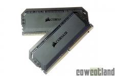 Cliquez pour agrandir Test mmoire Corsair Dominator Platinum RGB DDR4 3200 Mhz CL14