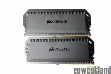 Cliquez pour agrandir Test mmoire Corsair Dominator Platinum RGB DDR4 3200 Mhz CL14