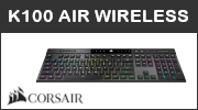 Test CORSAIR K100 Air Wireless : Beau et trs cher