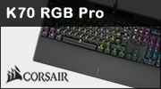 Test clavier mcanique CORSAIR K70 RGB Pro : du PBT en srie !