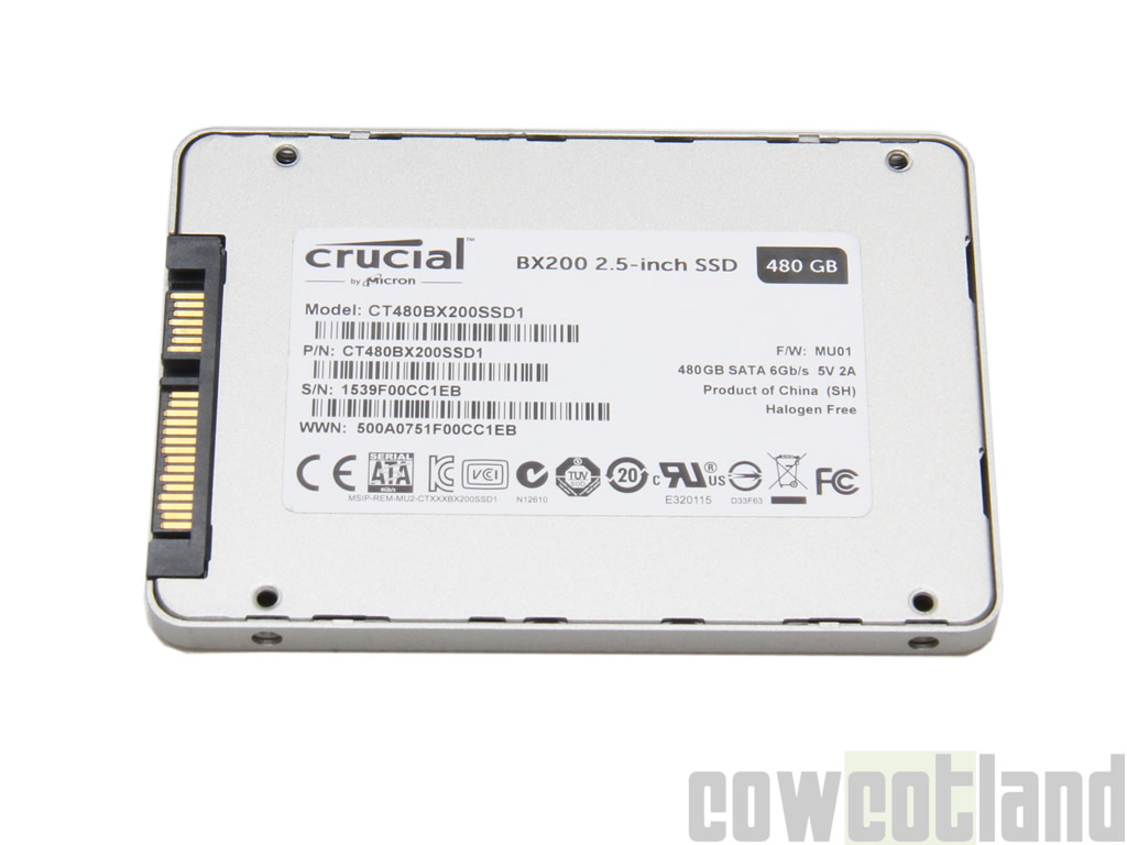 Image 29274, galerie Test SSD Crucial BX200 480 Go